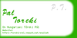 pal toreki business card